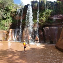 The third cascade of the Chorros de Cuevas